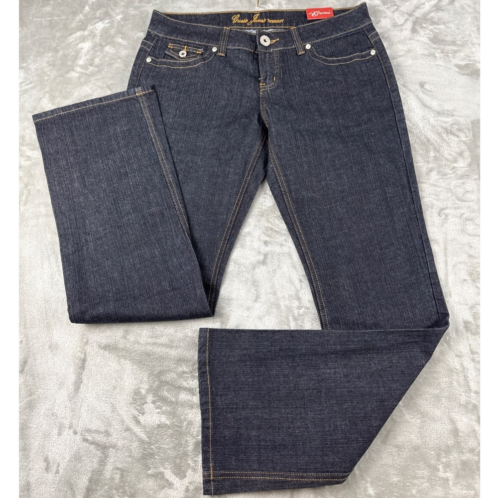 Guess Jeans Doheny Dark Wash Straight Leg Denim Pants Indigo Blue Size 32 NEW